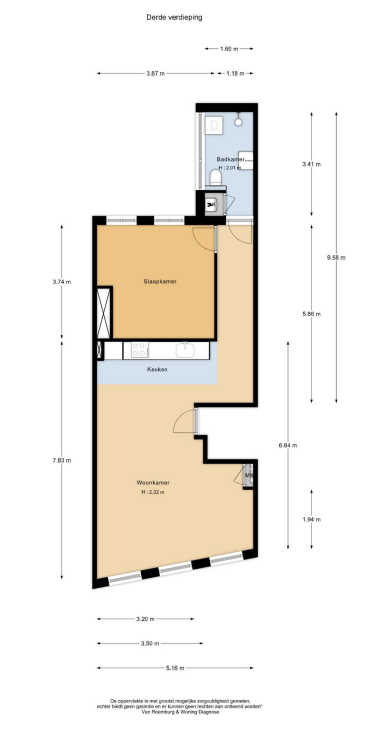 Tweede verdieping 2D
